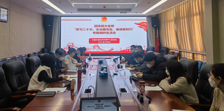 提升政治素養(yǎng) 凝聚青春力量 ——農(nóng)墾中心召開團支部大會暨“學(xué)習二十大、永遠跟黨走、奮進新時代”專題組織生活會
